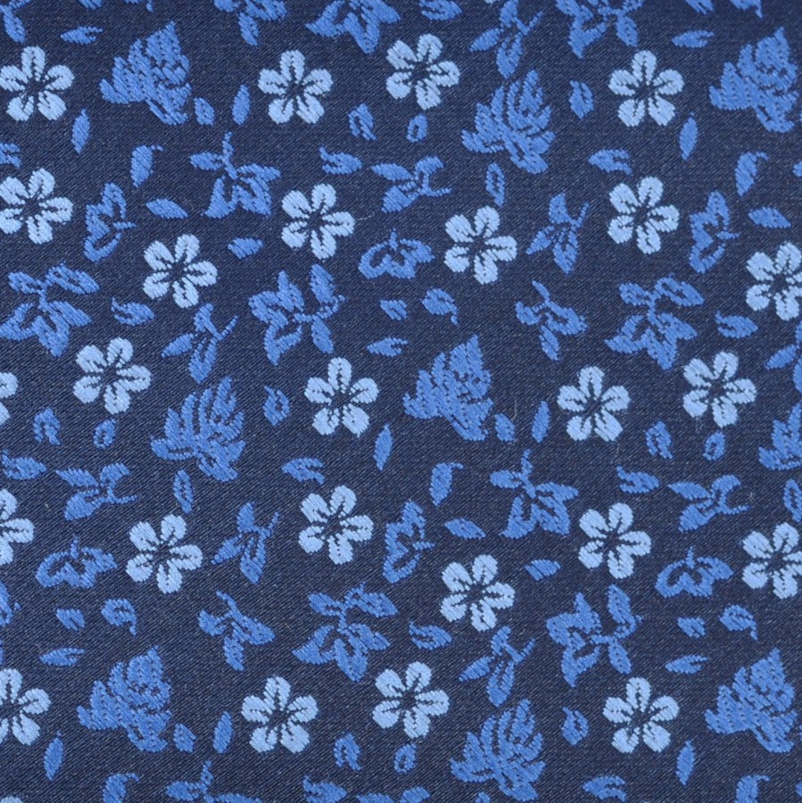 Men's tie "Blue meadow"  M02