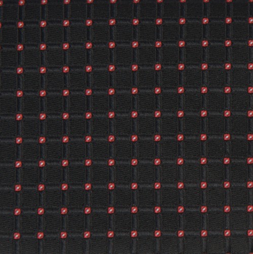 Men's tie "Black checkers" 01