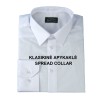 Navy dress shirt with long sleeves 1853
