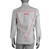 Gray classic fit dress shirt 1135