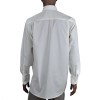 Off white/ivory dress shirt marshmallow with cuffs