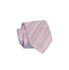 Vyriškas kaklaraištis „Rausvi dryžiukai" K01