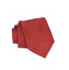 Vyriškas kaklaraištis „Raudoni langučiai" R03